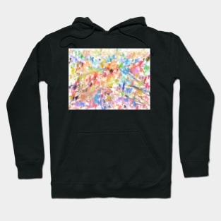 Color Splatter on White Hoodie